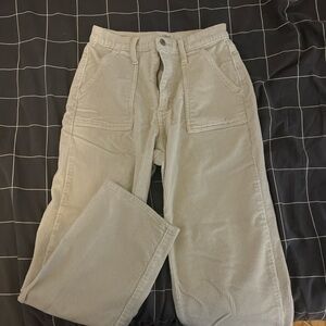 Cream Corduroy Pants
